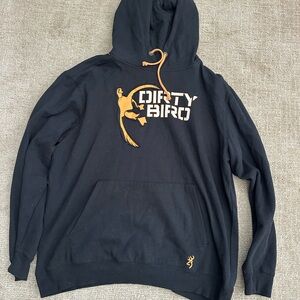 Browning Black and Orange Dirty Bird Hoodie